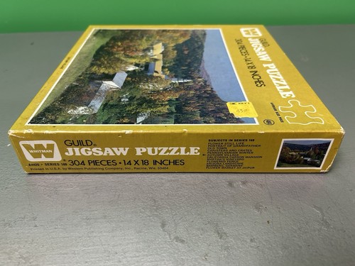 WHITMAN "Villaggio d'Autunno" Puzzle Vintage Nuovo/Sigillato 204 Pezzi (14x18) - Foto 3 di 9