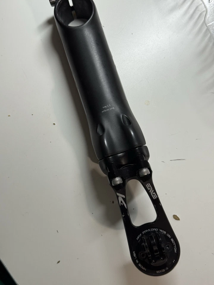 ENVE Carbon Fiber 120mm Stem 31.8mm Clamp +/ - 6 degrees W/ K Edge Garmin Mount - Image 4 of 4