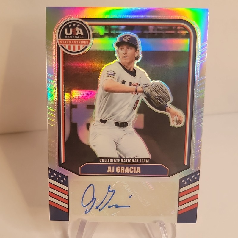 Panini 2026 Stars & Stripes Prizm AJ Gracia CNT-AG Auto RC /149