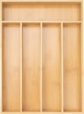 Silverware Organizer Kitchen Drawer Organizer Utensil Organizer Bamboo Silverwar