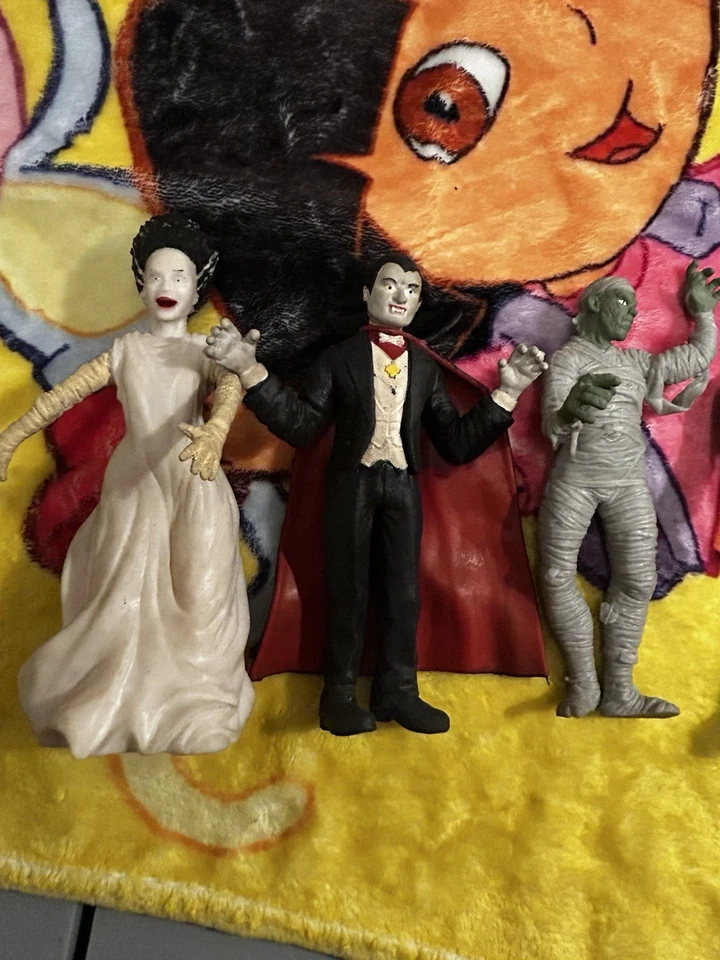 Lote de 5 figuras clásicas de monstruos de goma Imperial Toys Universal Studios 2005 Foto 4 de 4