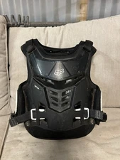 Fox Racing Youth Raptor Proframe LC Chest Protector (Black/White) 13608-018