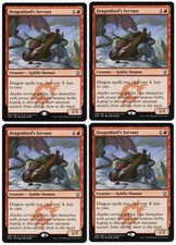 Dragonlord's Servant x4 4x 2015 Tarkir Dragonfury PROMO PLAYSET Red MTG NM AZ1