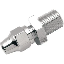 Drag Specialties Brake Line Fitting - 7/16"-24 - Straight 1742-0064