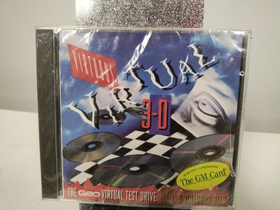 Vtg 1995 Virtuous Virtual 3-D Geo Virtual Test Drive Plus 8 Hits CD NOS W/Flaws