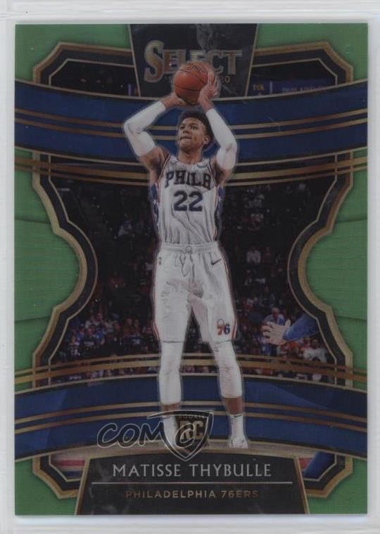 2019-20 Panini Select Concourse Neon Green Prizm 1/75 Matisse Thybulle #97 s5q