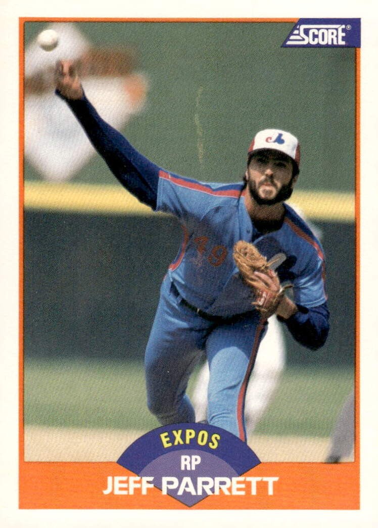 1989 Score #377 Jeff Parrett