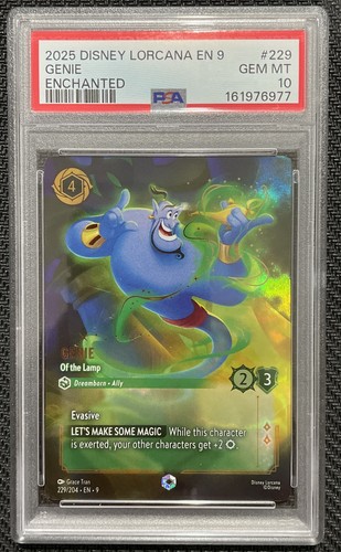 Genie - Of the Lamp graded PSA 10 for sale on eBay