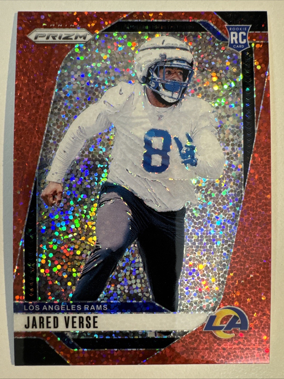 2024 Panini Prizm Jared Verse Red Sparkle Rookie RC #341