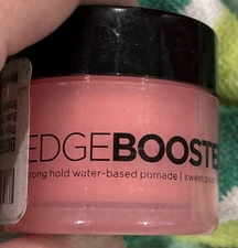 3 - Style Factor Edge Booster Strong Hold Hair Pomade Travel .85oz - Sweet Peach