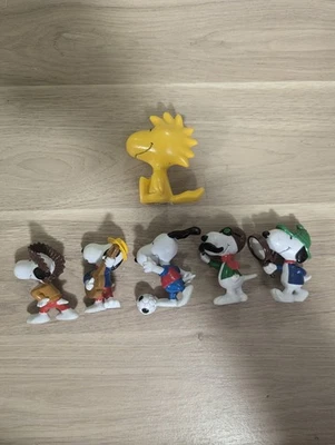 Collection de 6 figurines SNOOPY PEANUTS Schleich - Photo 1/4