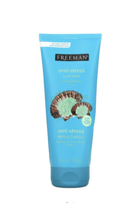  Freeman Anti-stress Dead Sea Minerals Clay Mask 6floz/175ml -All Skin Types
