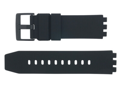 Original Swatch Big Bold Silikonarmband Checkpoint Black ASB02B400 Neuware