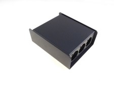Steel Project Box 4 1/2" x 3-3/4" Punched for 3 "D" XLR's 1 DB25 Connector