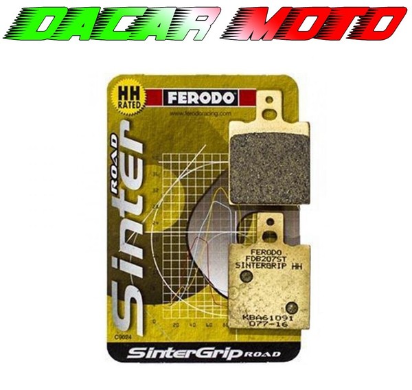 Pastiglie Synt Ferodo Hinten Cagiva W8 Pro Action 125 1992 1993 1994 1995-image