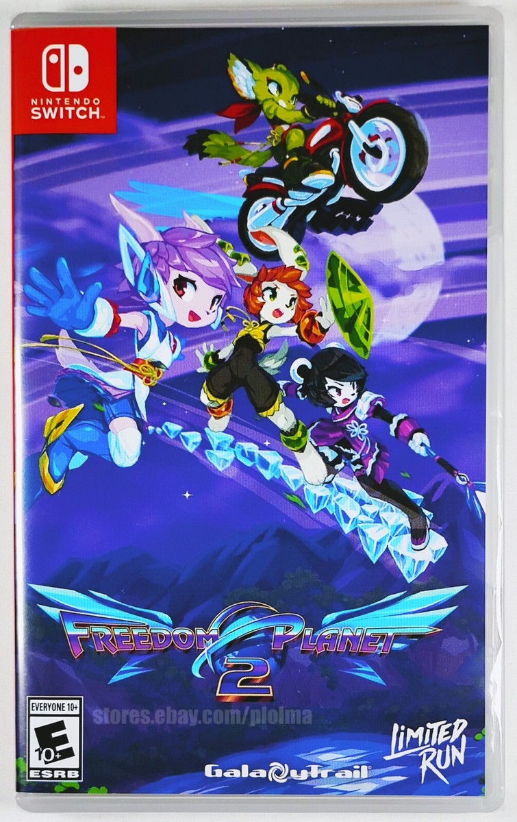 FREEDOM PLANET 2 Brand New NINTENDO SWITCH Game Limited Run #269