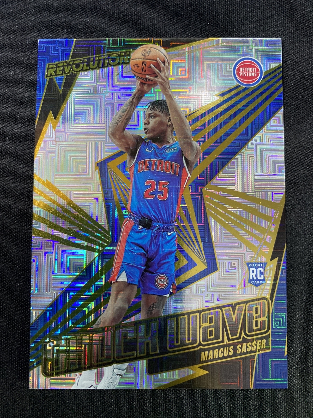 2023-24 Revolution Basketball Shockwave LEVELS Marcus Sasser #18 Pistons RC