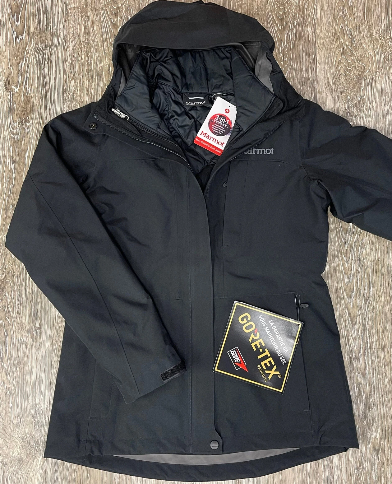 Marmot Womens Minimalist Component Black 3 in 1 Insulated Puffer Jacket Size S
Opens in a new window