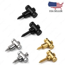 2x Electric Guitar Roller String Retainers String Guide Strings Trees 3 Colors