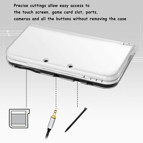 Coque de protection rigide transparente en plastique Console NEW 3DS XL/LL NEUF - Photo 5/8