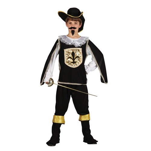 Costume Carnevale Banbino Da Moschettiere Vestito Travestimento Per Festa  Bimbo | eBay