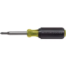 Klein Tools 32476 Multi-Bit Screwdriver / Nut Driver 5-in-1 Phillips Slotted NEW
