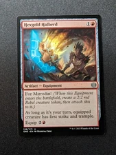 HEXGOLD HALBERD #136 MTG Phyrexia: All Will Be One