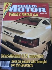 Motor Car magazine MARCH 1989 GTR XU1 XJS FAIRLANE CIZETA APV RECARO R59 GEMBALL