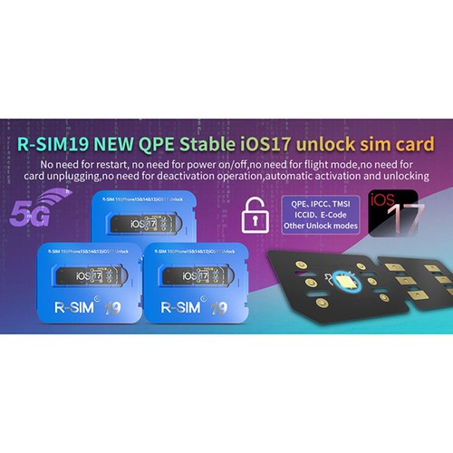RSIM19 Dual Chip Auto Unlock Card for iPhone 15/15 PRO/14/14PRO/13/12/11/X/8 - 第 13/16 張圖片