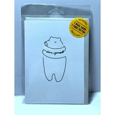 Temporary Tattoos  Bear Hug Cards LOVE YOURSELF Set of 5 Individual Pks 5X6 NEW