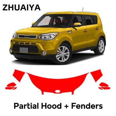 Hood Precut PPF Paint Protection Film For KIA Soul 2014-2016