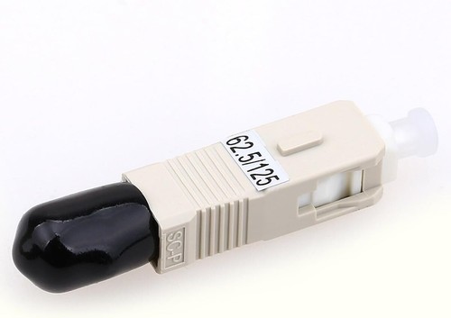 ST Female to SC Male 62.5/125 Multimode Simplex Hybrid Adapter Converter -