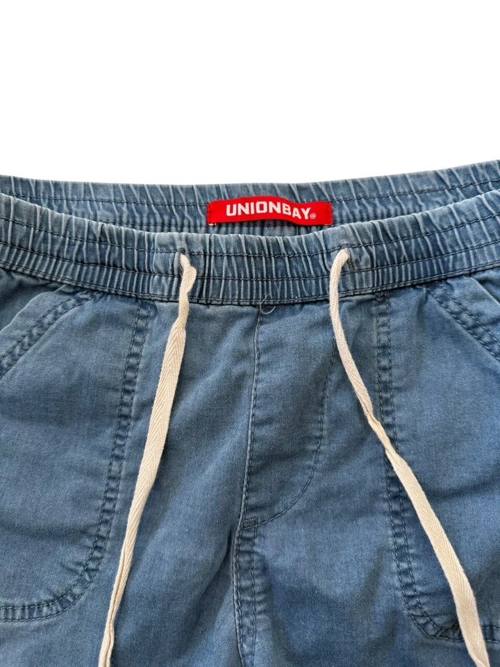 Pantalones Cortos Union Bay Azul Cordón Adolescentes Niñas Talla L 30x2 De Colección Buen Estado Foto 2 de 4