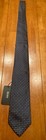 Men's HUGO BOSS Italy 100% Silk Blue Gray + Diamond Grid Necktie Tie NWT NEW