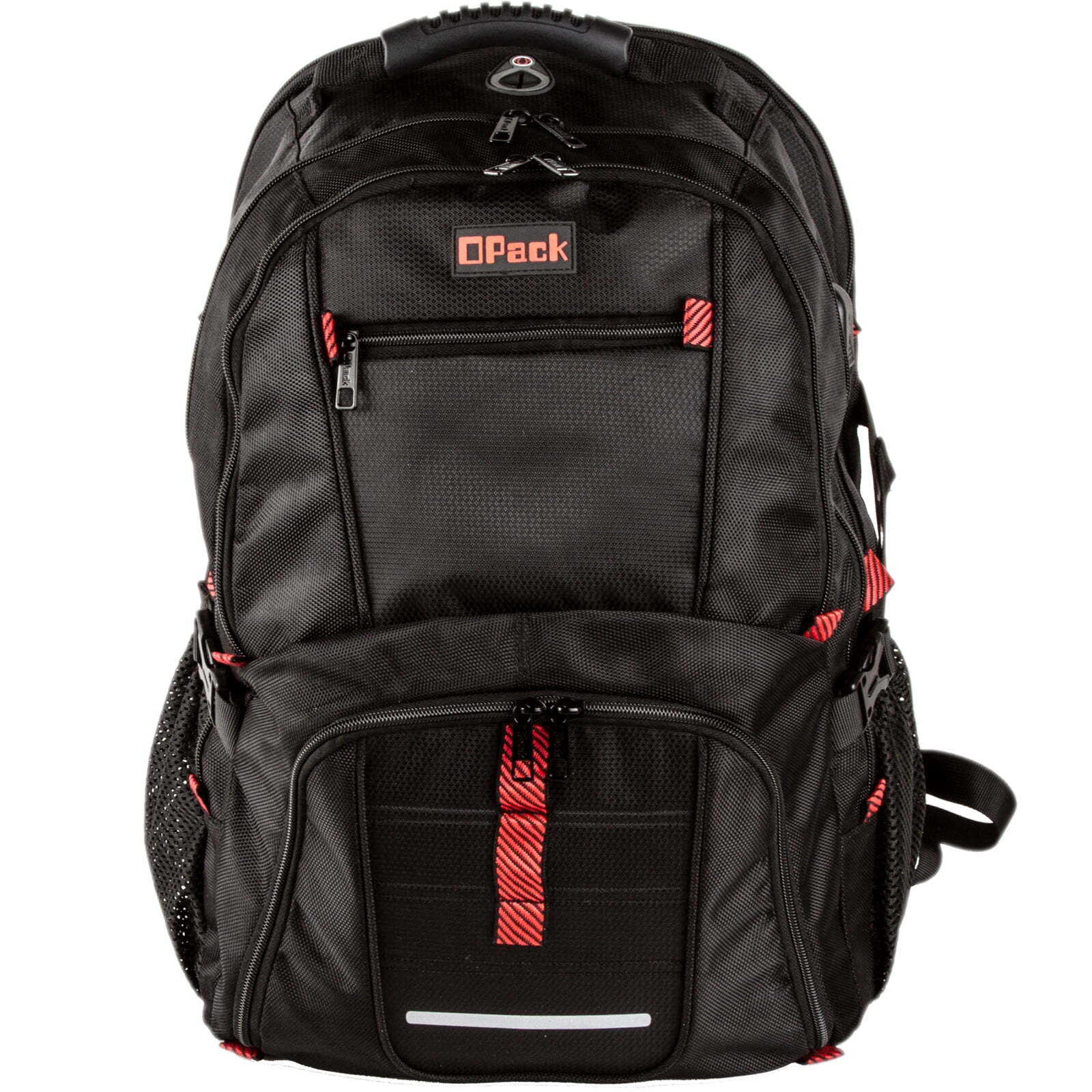 OPACK Extra Large Safe Travel Black Backpack, Unisex,
