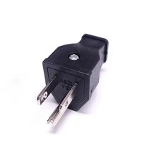 Black 125v 15 amp plug