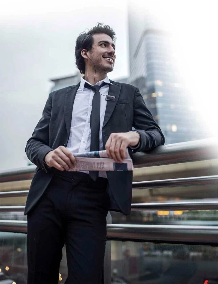 cellularline - BTCLIPARDP - Auricolare Bluetooth Riavvolgibile con Clip - Durata - Immagine 3 di 4