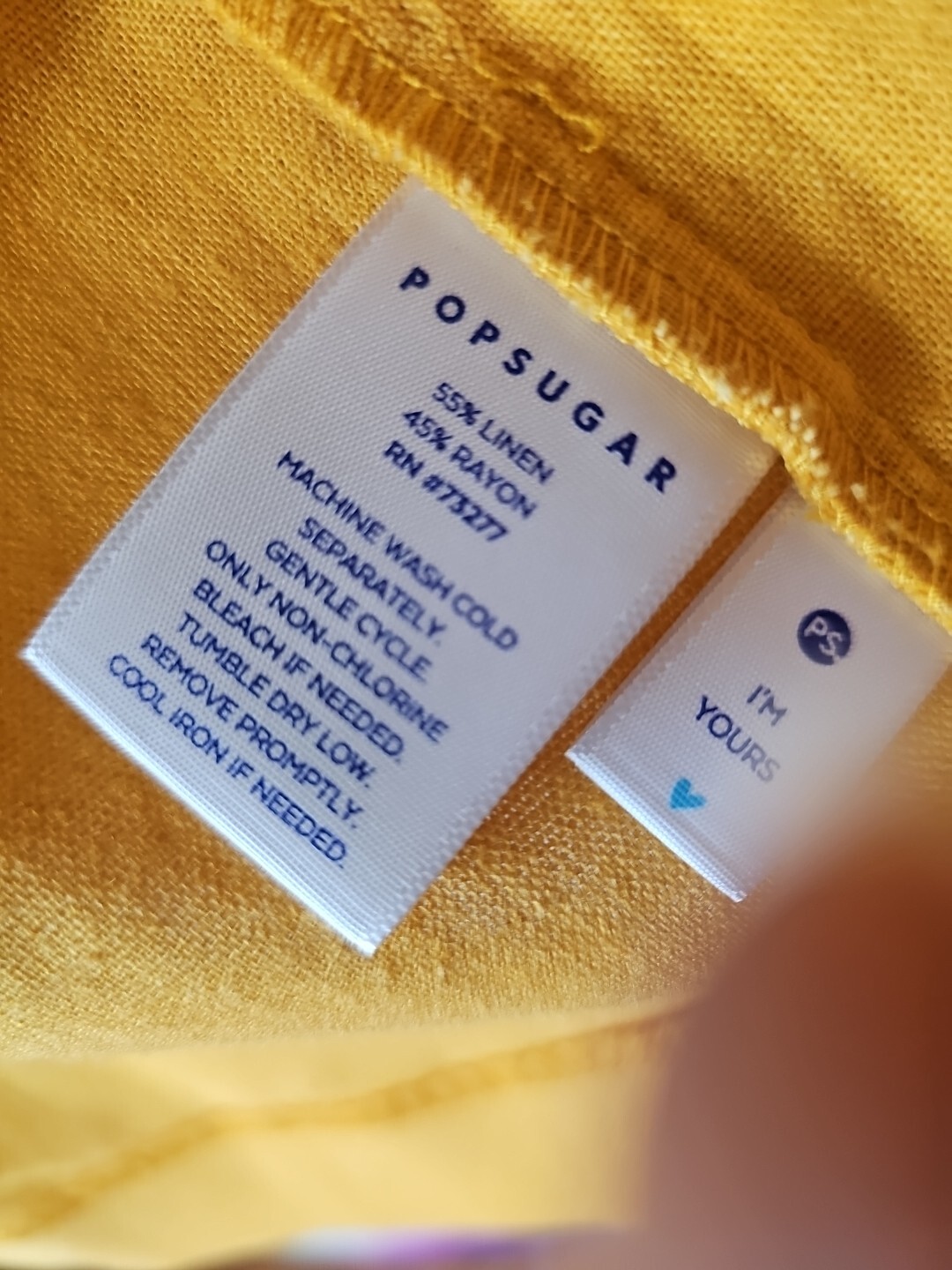 PopSugar Woman's Solid Yellow Blazer Single Butto… - image 8