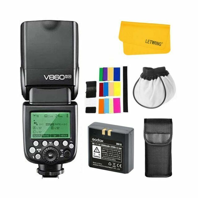 Godox V860II-N Li-on Battery Camera Flash for Nikon for sale 