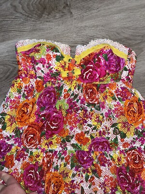 BETSEY JOHNSON Vintage Floral Swim Dress Sz S/M | eBay BETSEY JOHNSON Vintage Floral Swim Dress Sz S/M | eBay
