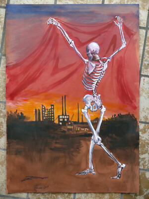 Fantasy Art- foto print Rateitzak A4 Grim Reaper Dark Art Hein Grimm