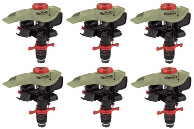 Green Thumb 9531GTDI Impulse Sprinkler Heads  5,800 sq ft Coverage - 6 Pack