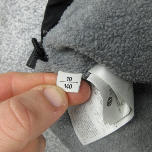 Napapijri Jacke Jungen 10 Jahre schwarz Winter Fleece gefüttert Mantel Jugend Kind Reißverschluss 4615 - Bild 3 von 14