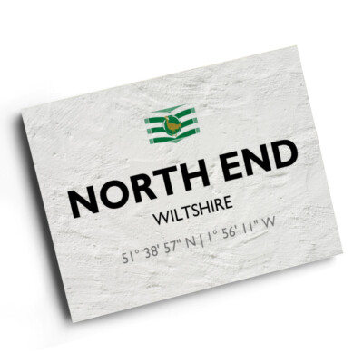 A4 DRUCK - North End, Wiltshire - Lat/Long SU0494