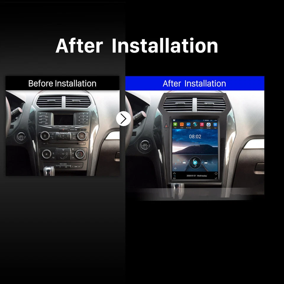 Para Ford Explorer 12.8" Coche Radio Estéreo GPS Inalámbrico Apple Carplay Android Automático Foto 2 de 4