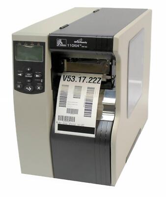 Zebra 110Xi4 113-801-00000 Thermal Barcode Label Printer USB