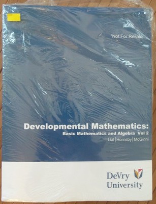 Developmental Mathematics: Basic Mathematics and Algebra (2nd Edition)