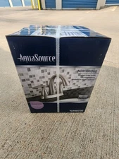 Aquasource Northridge Bathroom Faucet Brushed Nickel Finish #0749720 NEW