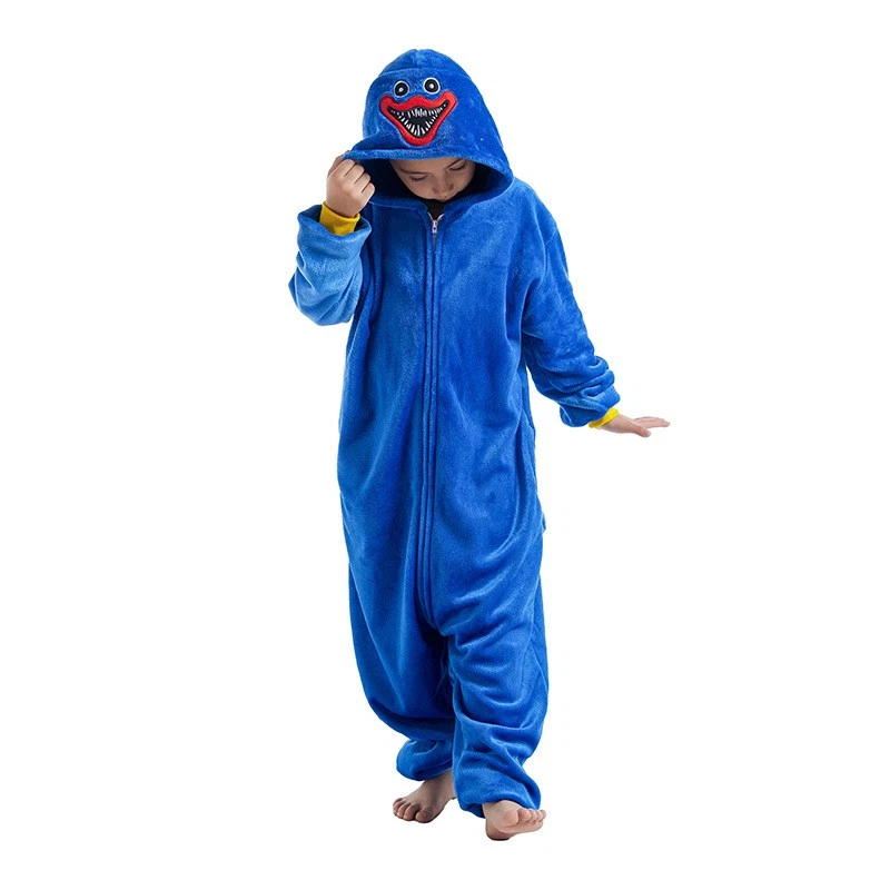 KIDS Adults Unisex Poppy Playtime Costume Party Pajamas Flannel Outfit Halloween
