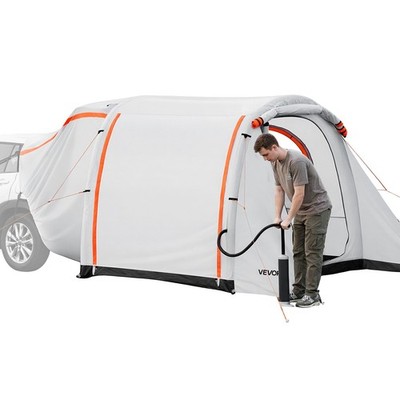 Inflatable SUV Tent with Awning, 8 x 6.7 ft 3-Season SUV Tailgate Tent with Vent